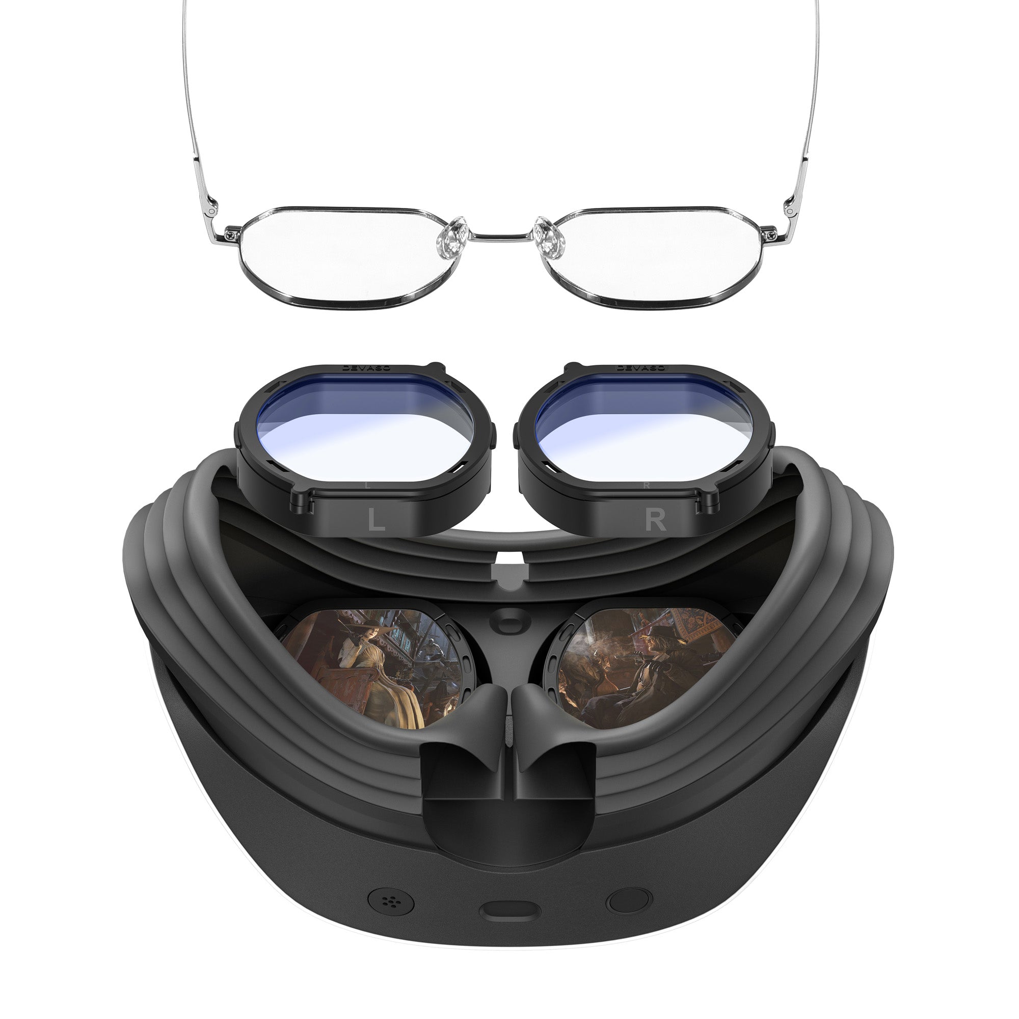 DEVASO Anti-Scratch Ring Lens Protector Compatible with PS VR2 Headset Anti-Blue Light Lens Cover DEVASO Anti-Scratch Ring Lens Protector Compatible with PS VR2 Headset Anti-Blue Light Lens Cover